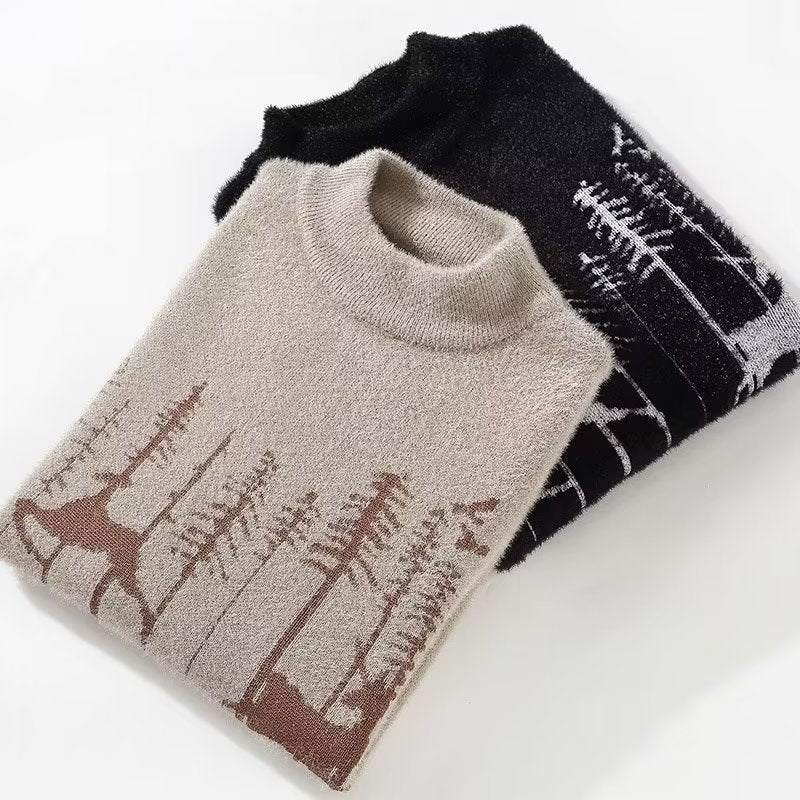 Deer Pattern Unisex Sweater